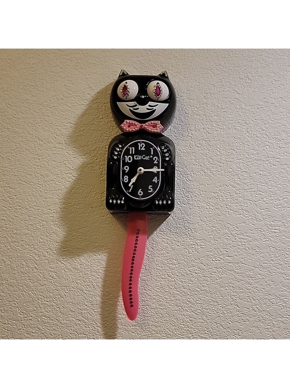 Jeweled Kit-Cat Klock clock SUPER RARE - Picture 2 of 4